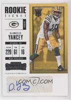 Rookie Ticket - DeAngelo Yancey