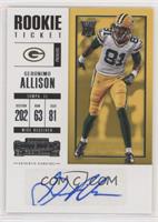 Rookie Ticket/Rookie Ticket Variation - Geronimo Allison