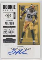 Rookie Ticket/Rookie Ticket Variation - Geronimo Allison