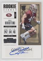 Rookie Ticket/Rookie Ticket Variation - Cole Hikutini