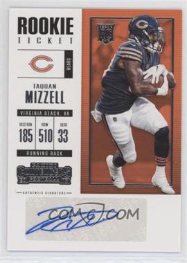 2017 Panini Contenders - [Base] #245 - Rookie Ticket/Rookie Ticket Variation - Taquan Mizzell