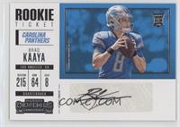 Rookie Ticket/Rookie Ticket Variation - Brad Kaaya