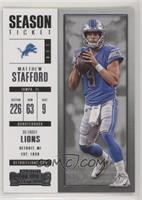 Season Ticket - Matthew Stafford