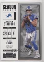 Season Ticket - Matthew Stafford