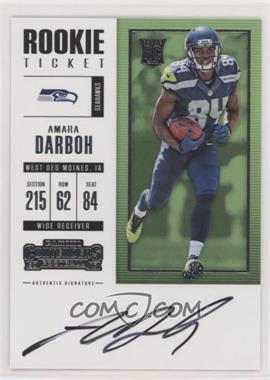 2017 Panini Contenders - [Base] #331 - Rookie Ticket RPS - Amara Darboh