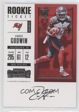 2017 Panini Contenders - [Base] #337 - Rookie Ticket RPS - Chris Godwin