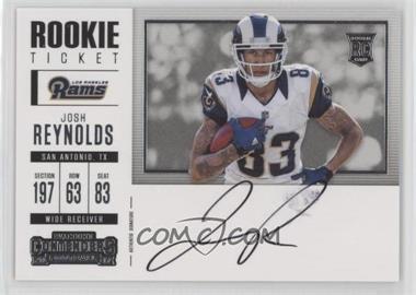 2017 Panini Contenders - [Base] #375 - Rookie Ticket Variation RPS - Josh Reynolds