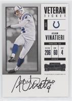 Veteran Ticket - Adam Vinatieri