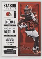 Season Ticket - Corey Coleman