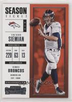 Season Ticket - Trevor Siemian