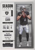 Season Ticket - Derek Carr [EX to NM]