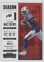 Season Ticket - Jordan Matthews