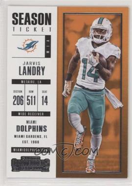 2017 Panini Contenders - [Base] #94 - Season Ticket - Jarvis Landry