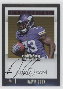 2017 Panini Contenders - Rookie Roundup Autographs - Gold #RR-DC - RPS - Dalvin Cook /5