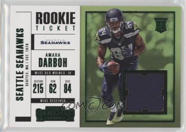 2017 Panini Contenders - Rookie Ticket Swatches - Horizontal Variation #SW-31 - Amara Darboh