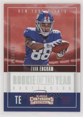 2017 Panini Contenders - Rookie of the Year Contenders - Silver #RY-18 - Evan Engram /199