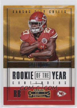 2017 Panini Contenders - Rookie of the Year Contenders #RY-14 - Kareem Hunt