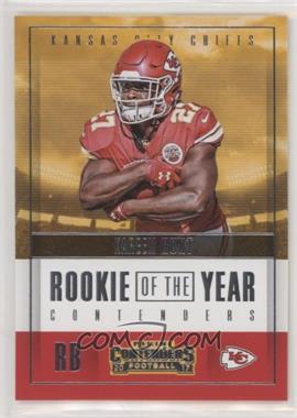 2017 Panini Contenders - Rookie of the Year Contenders #RY-14 - Kareem Hunt