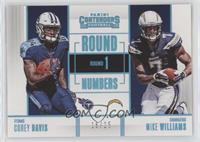 Corey Davis, Mike Williams #/25