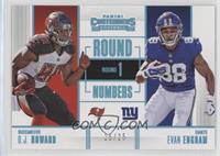 O.J. Howard, Evan Engram #/25