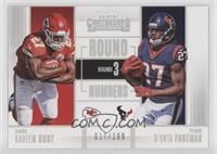 Kareem Hunt, D'Onta Foreman #/199