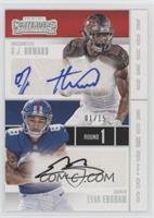 O.J. Howard, Evan Engram #/15