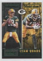 Aaron Rodgers, Davante Adams, Randall Cobb, Clay Matthews [EX to NM]