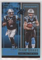 Cam Newton, Christian McCaffrey, Kelvin Benjamin, Luke Kuechly #/25