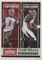 Jameis Winston, DeSean Jackson, Mike Evans, O.J. Howard #/199