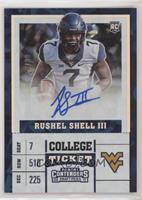 College Ticket - Rushel Shell III #/23