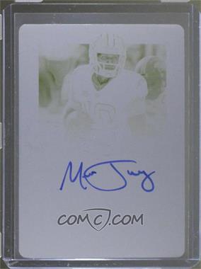 2017 Panini Contenders Draft Picks - [Base] - Printing Plate Yellow #104.2 - College Ticket Variation - Mitchell Trubisky /1