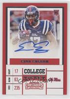 College Ticket - Evan Engram (Blue Jersey)