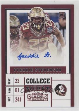 2017 Panini Contenders Draft Picks - [Base] #212 - College Ticket - Freddie Stevenson