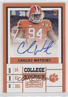 College Ticket - Carlos Watkins