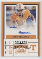 College Ticket - Josh Malone