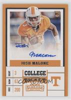 College Ticket - Josh Malone