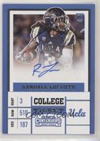 College Ticket - Randall Goforth