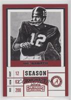 Season Ticket - Joe Namath