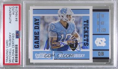 2017 Panini Contenders Draft Picks - Game Day Tickets #4 - Mitchell Trubisky [PSA Authentic PSA/DNA Cert]