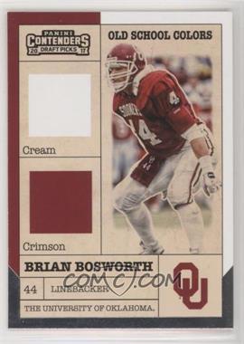 2017 Panini Contenders Draft Picks - Old School Colors #18 - Brian Bosworth