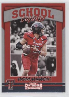 2017 Panini Contenders Draft Picks - School Colors #15 - Patrick Mahomes II