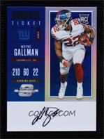 Rookie Ticket RPS Autograph - Wayne Gallman #/25