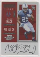 Rookie Ticket RPS Autograph - Marlon Mack #/75