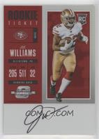 Rookie Ticket RPS Autograph - Joe Williams #/25