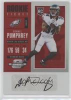 Rookie Ticket Autograph - Donnel Pumphrey #/75