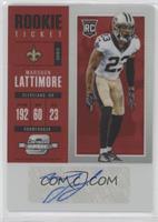 Rookie Ticket Autograph - Marshon Lattimore #/75