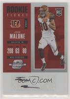 Rookie Ticket Autograph - Josh Malone #/75