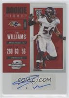 Rookie Ticket Autograph - Tim Williams #/75