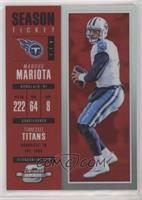 Season Ticket - Marcus Mariota #/199