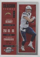 Season Ticket - Hunter Henry [Noted] #/199